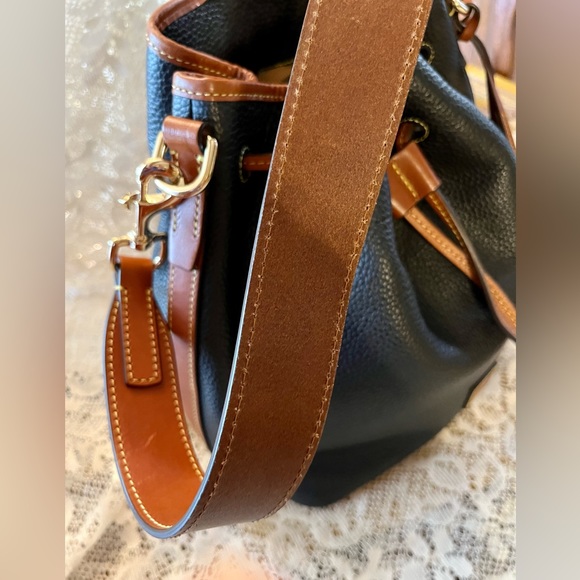 Pebble Collection by Dooney & Bourke Drawstring Bucket Bag. Like New. - Picture 7 of 14